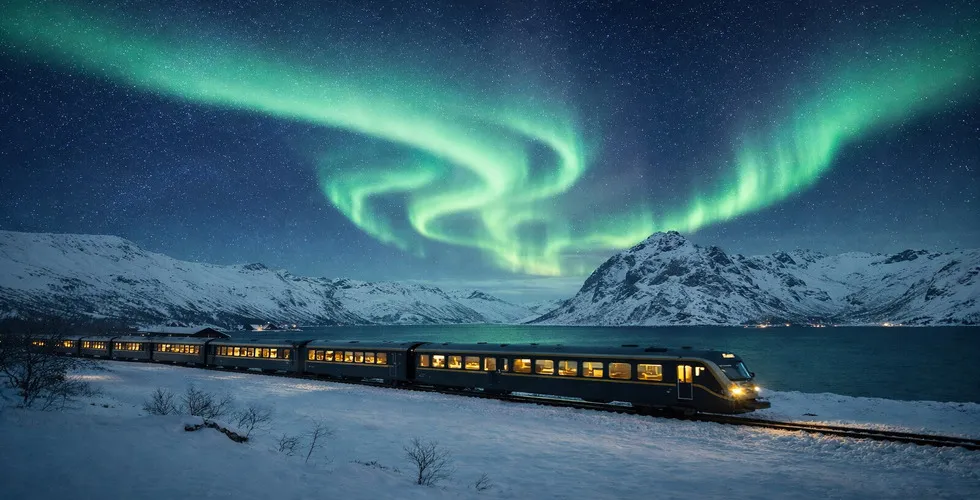 Northern Lights by Train, Narvik
