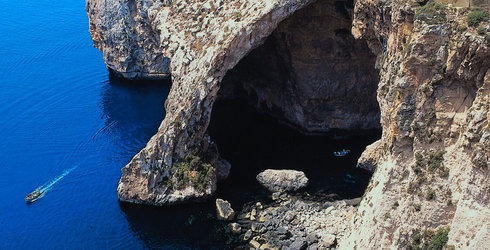 Glittering Blue Grotto