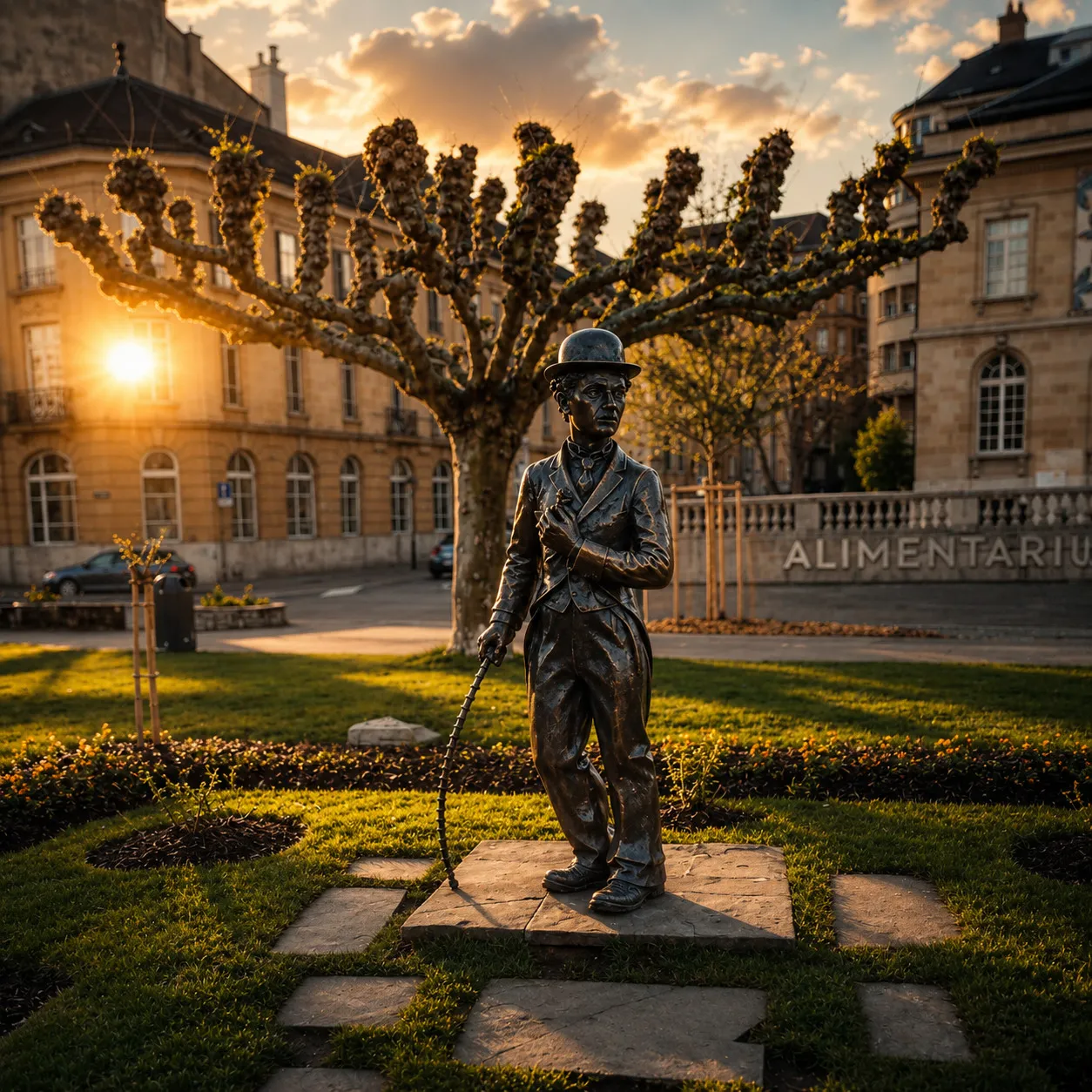 Charlie Chaplin Statue