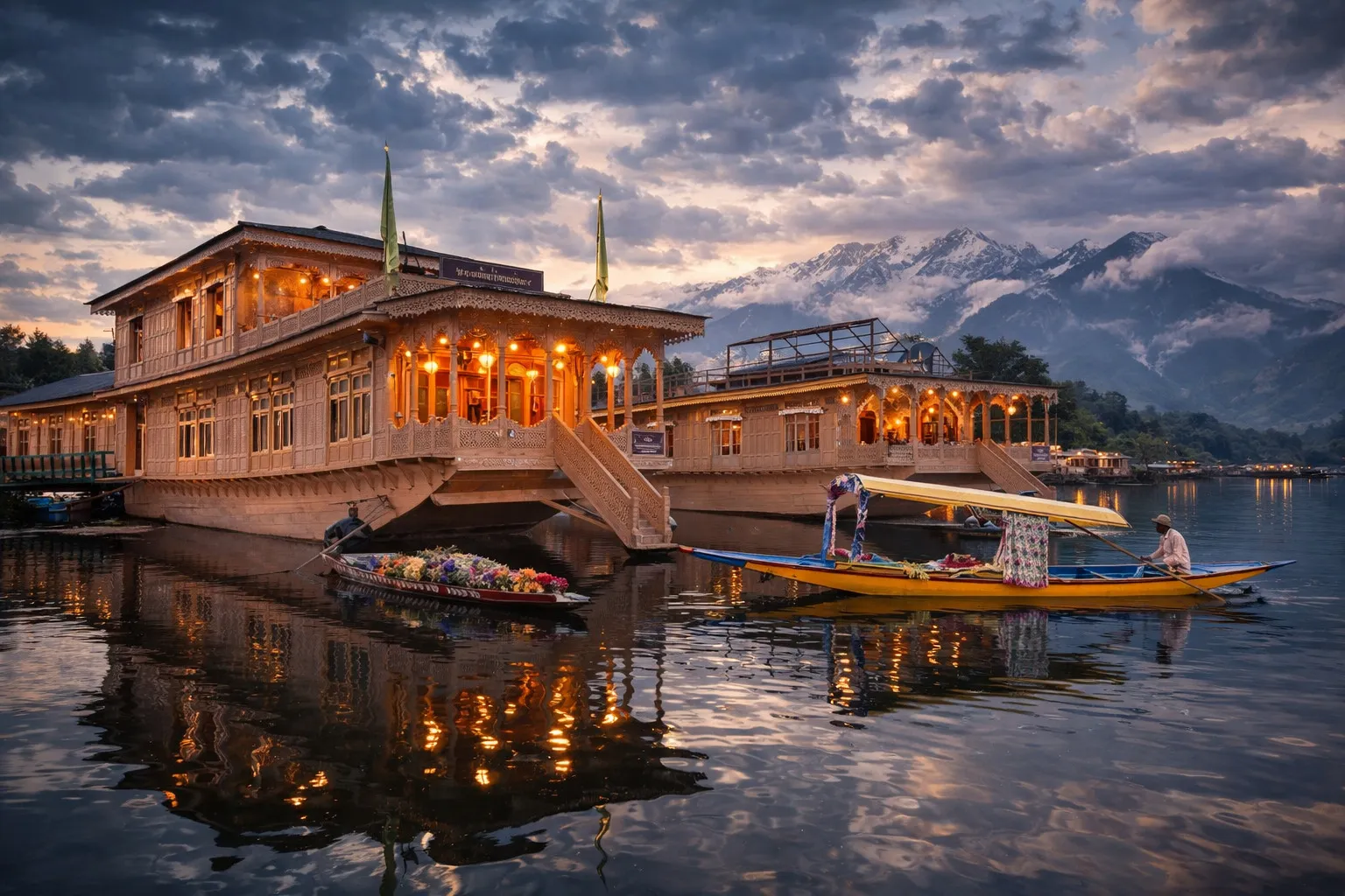 Peaceful House Boat Nigeen Lake