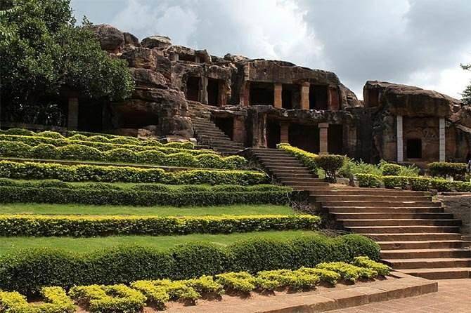 Ancient Khandagiri & Udayagiri caves