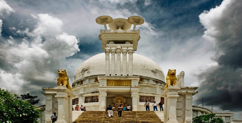 The peace pagoda of Dhauli