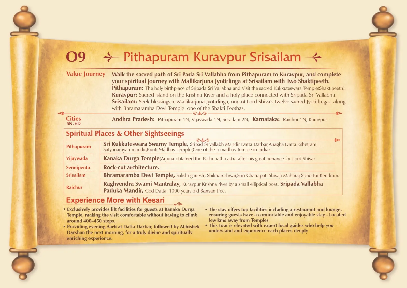 Pithapuram Kurapur Srisailam