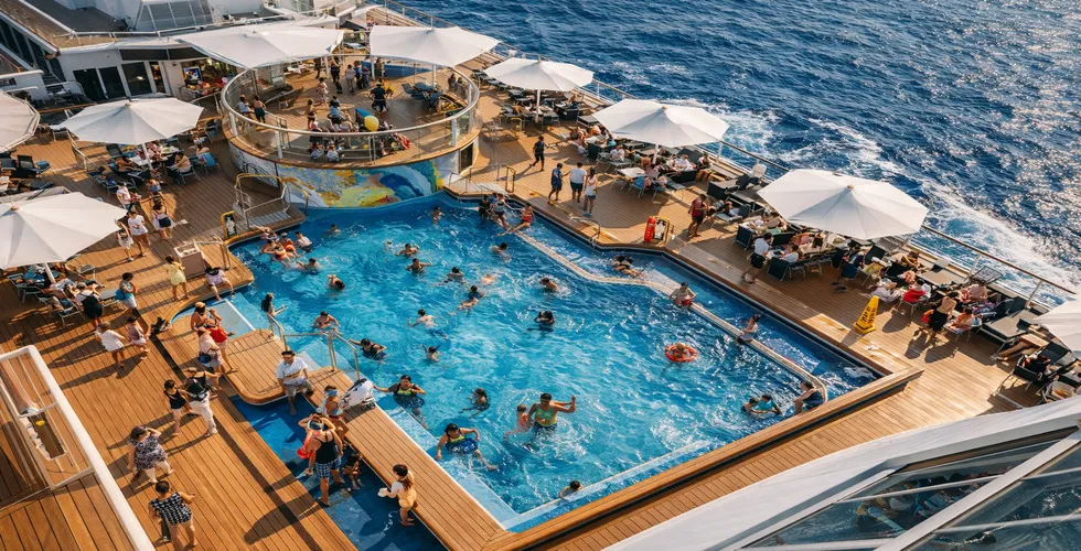 Family Enjoying on a Cruise