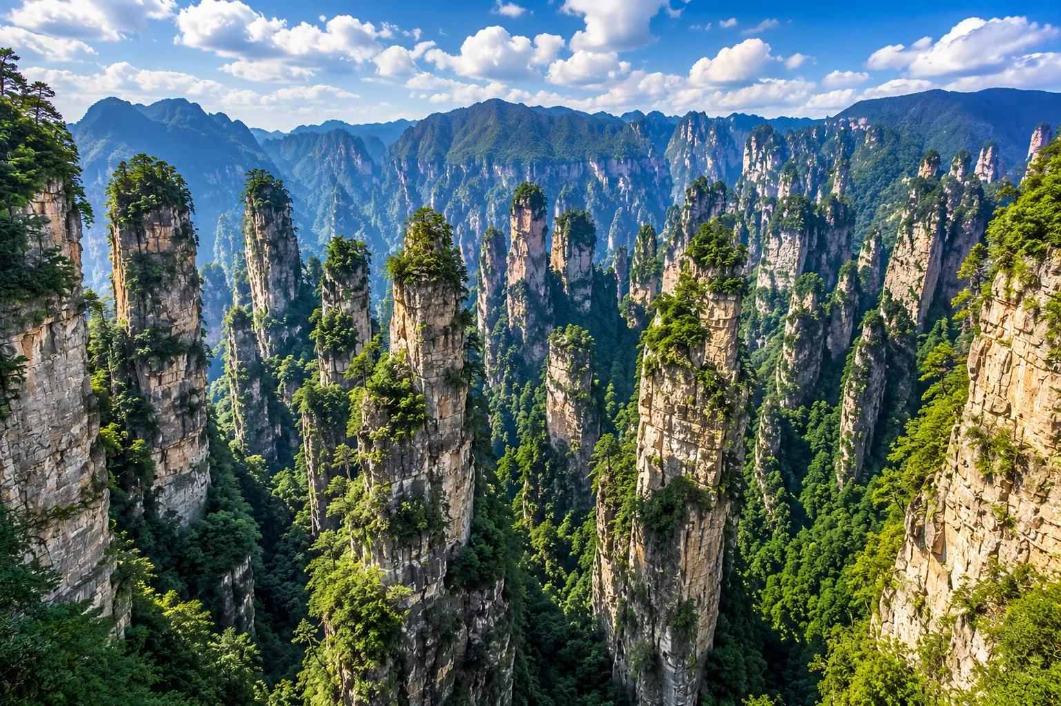 Avatar Mountains,Yuanjiajie Scenic Area
