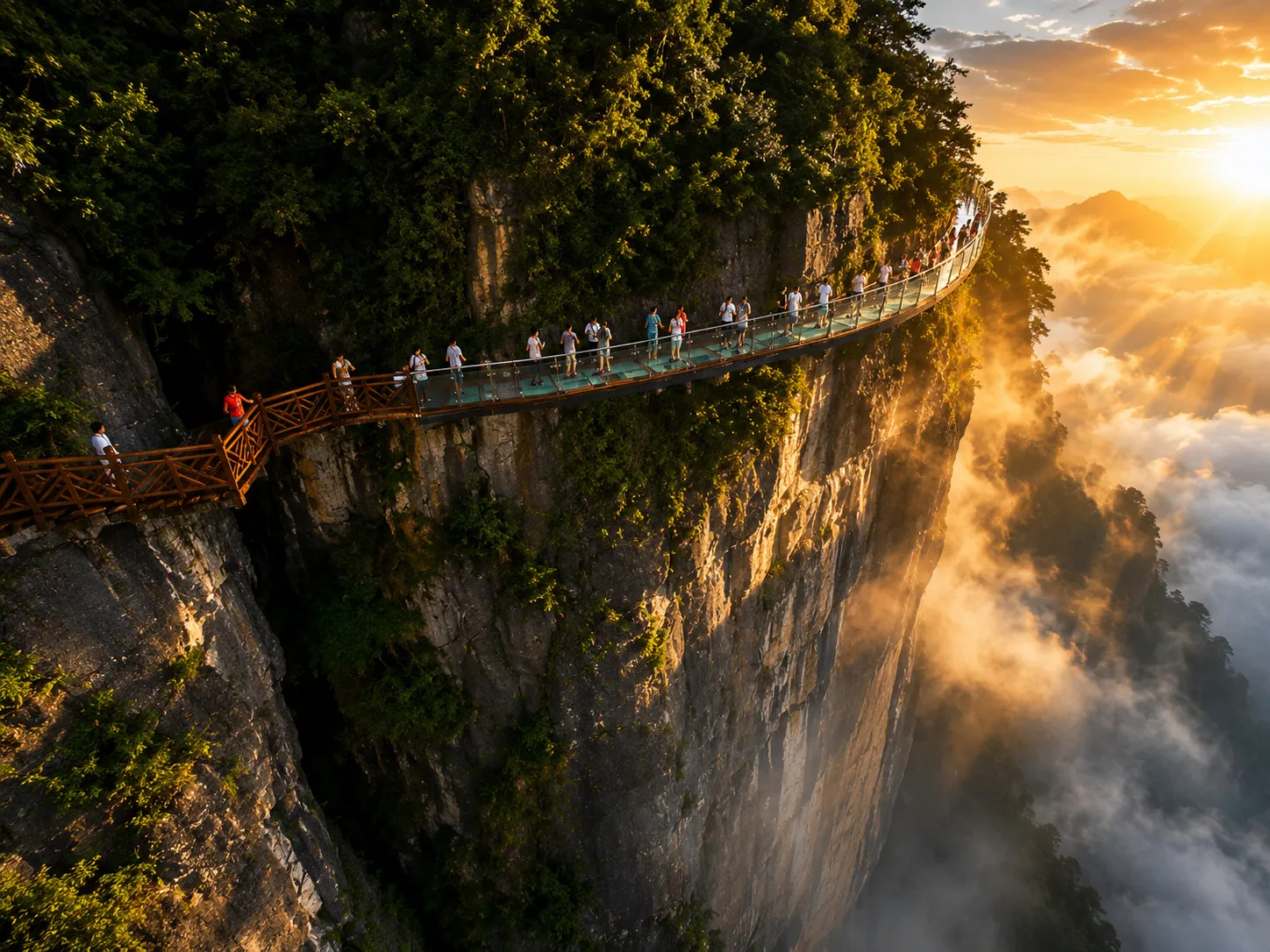 Glass Skywalk, Tianmen Mountains 